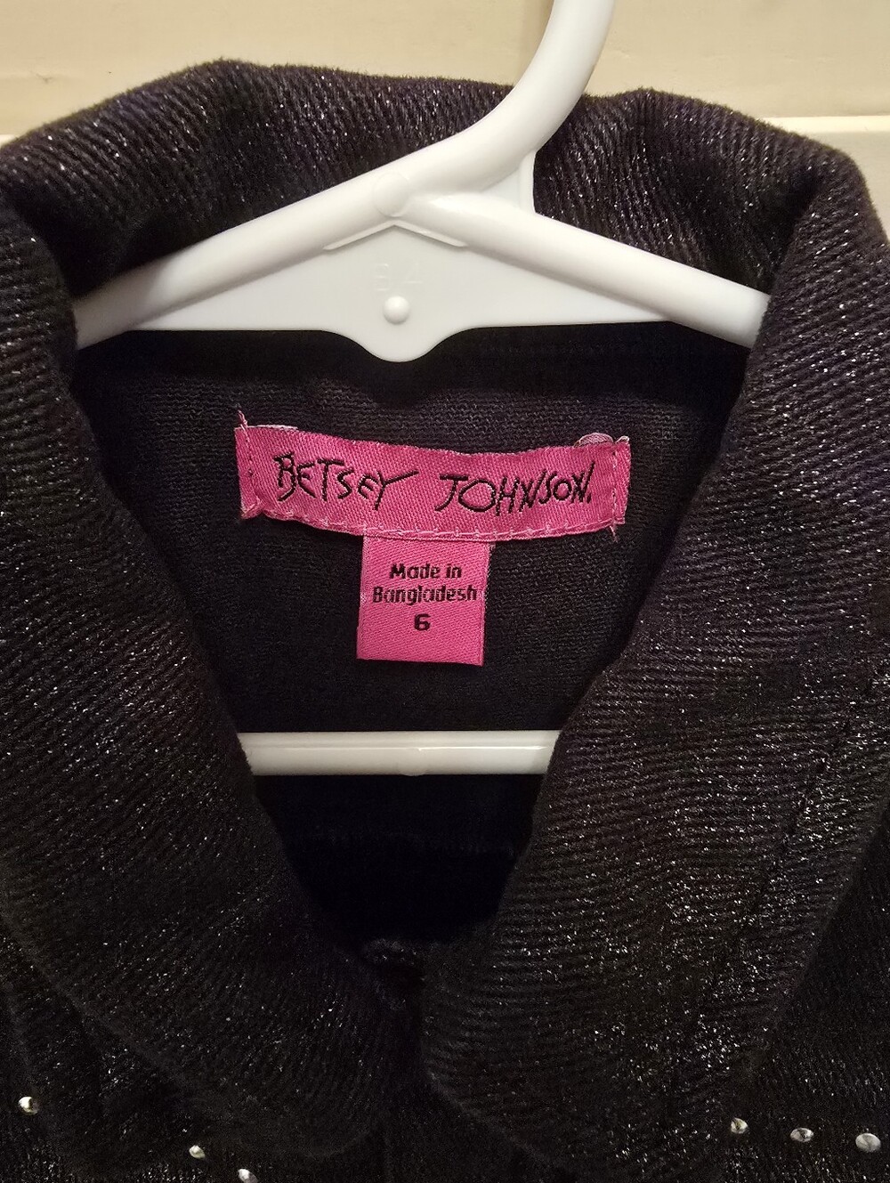 Betsey Johnson Girls Denim Vest - Picture 2 of 4